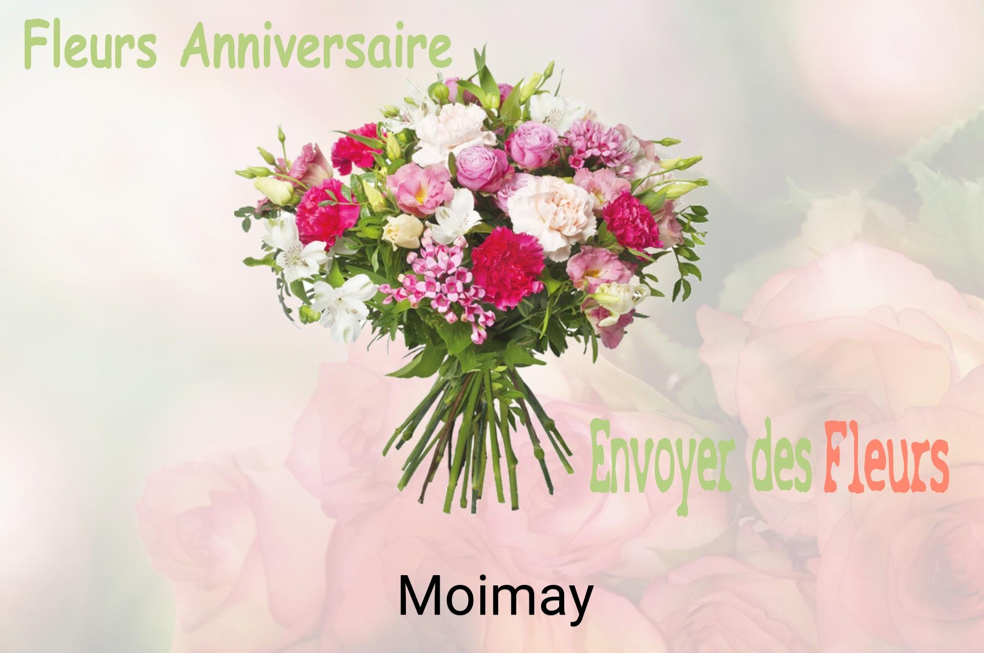 Bouquet de fleurs d’anniversaire livré à Moimay